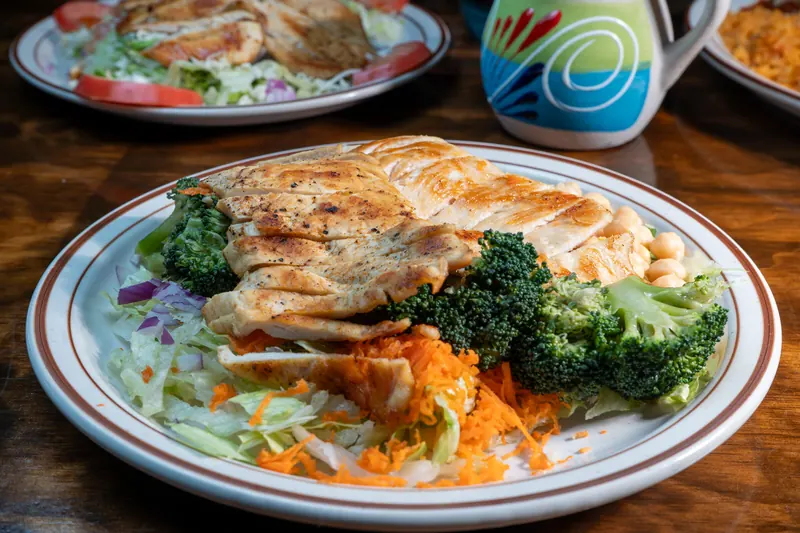 Grilled chicken protein bowl